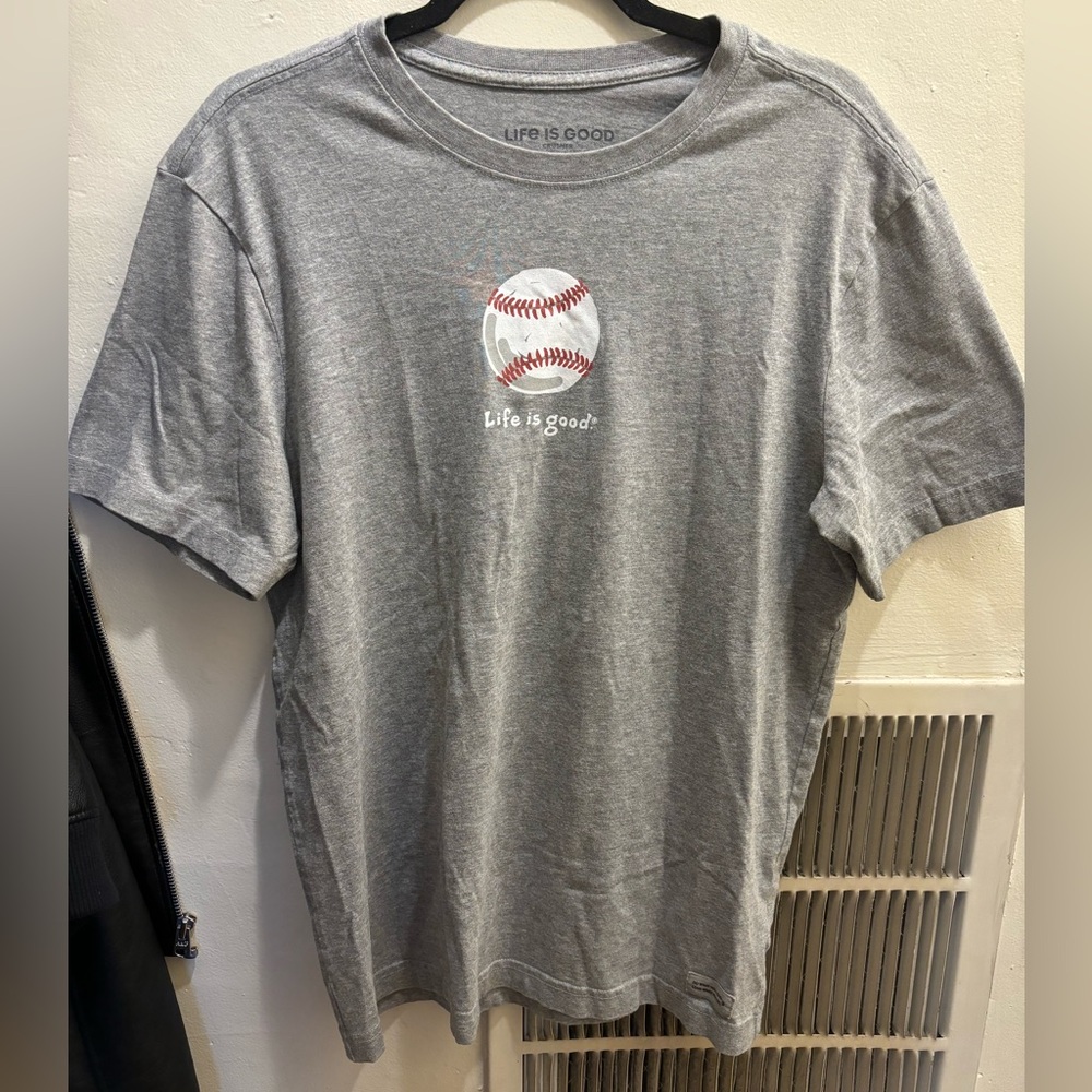 **SOLD**Life is Good Baseball Tshirt